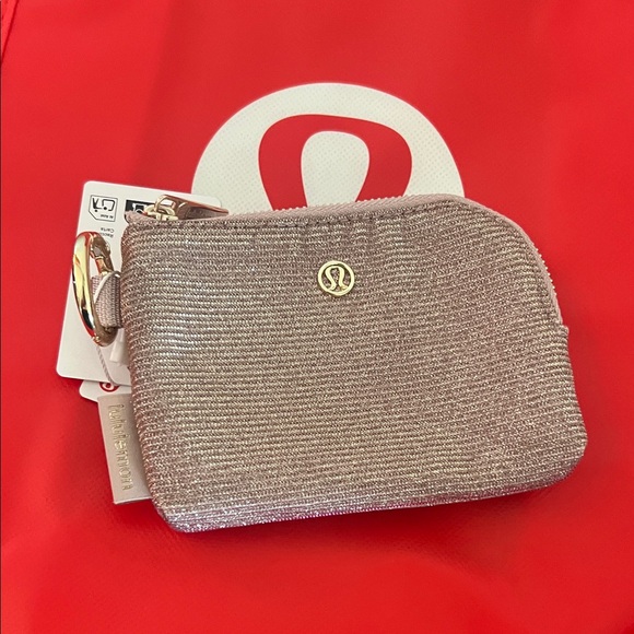 lululemon athletica Handbags - lululemon athletica Metallic Cosmetic Pouch